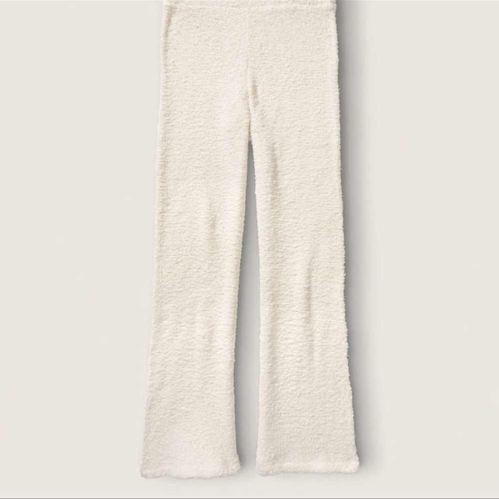Sherpa pajama bottoms.